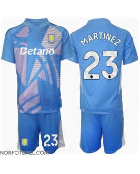 Billige Fotballdrakt Aston Villa Emiliano Martinez #23 Keeper Replika Tredjedraktsett Barn 2024-25 Kortermet (med bukser)